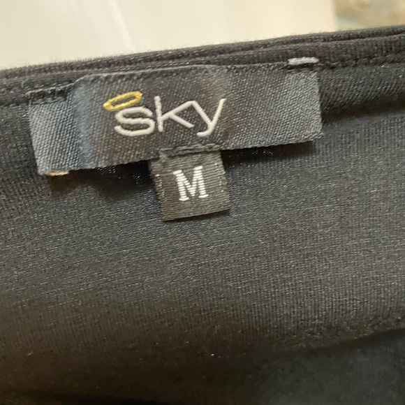 Sky brand size medium beaded, black cocktail mini dress. Like new! - Picture 5 of 8